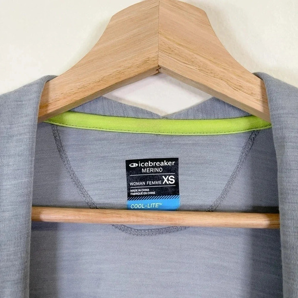 Icebreaker Merino Wool Cool-Lite Waterfall  Open Cardigan - Picture 12 of 16